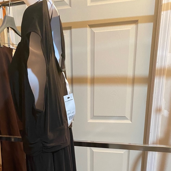 Never Worn NY Collection Plus Ruched Maxi Dress 1X - Picture 7 of 8